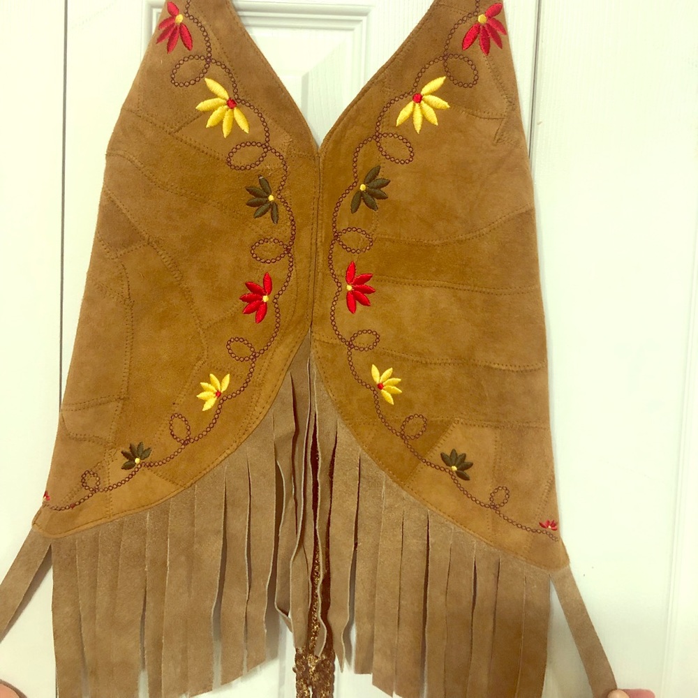 NativeAmerican Coachella stagecoach fringe top